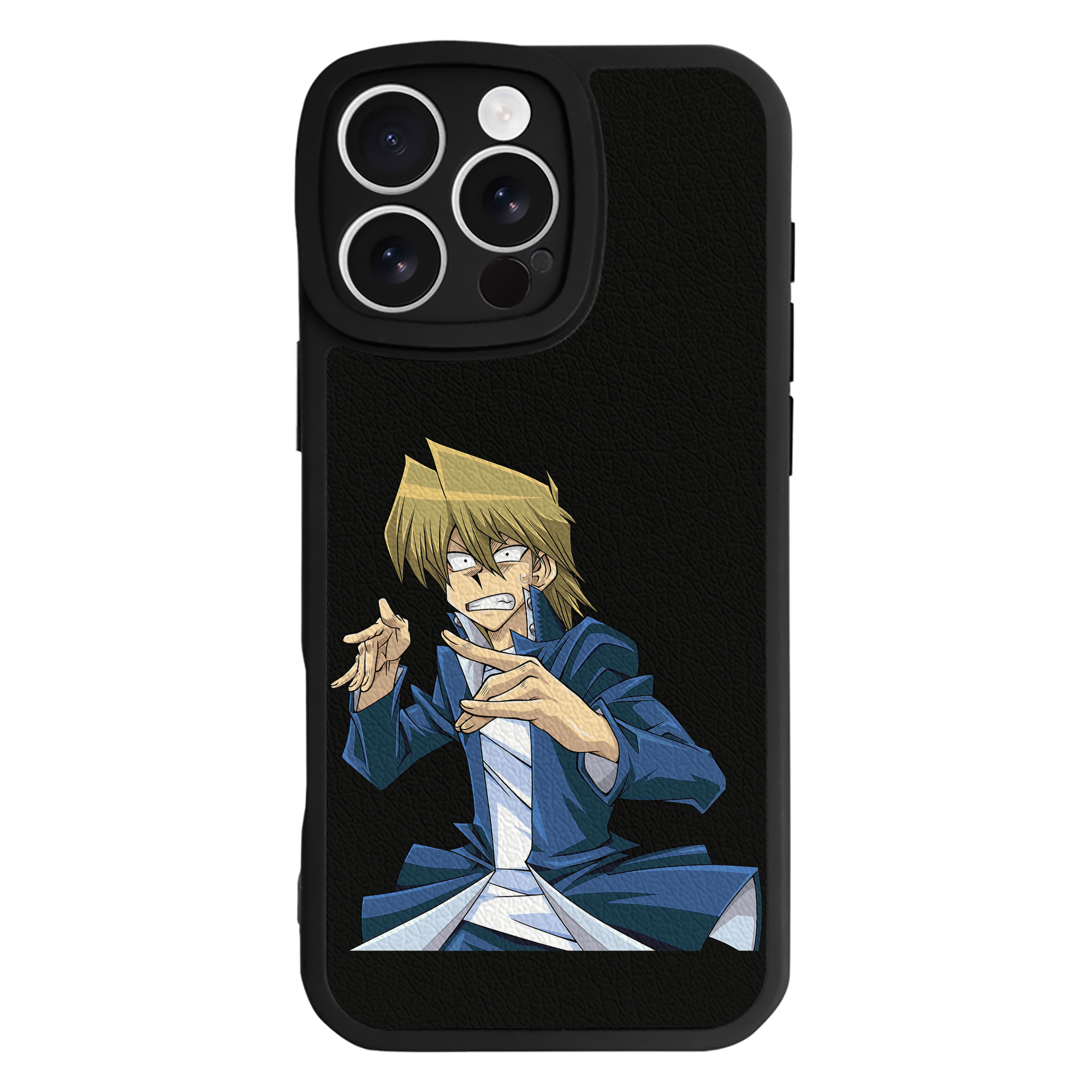 （画像用） 遊☆戯☆王 Yu-Gi-Oh! 【iPhone 16シリーズ対応】シリコンスマホケース（レザー調） 材質：シリコン